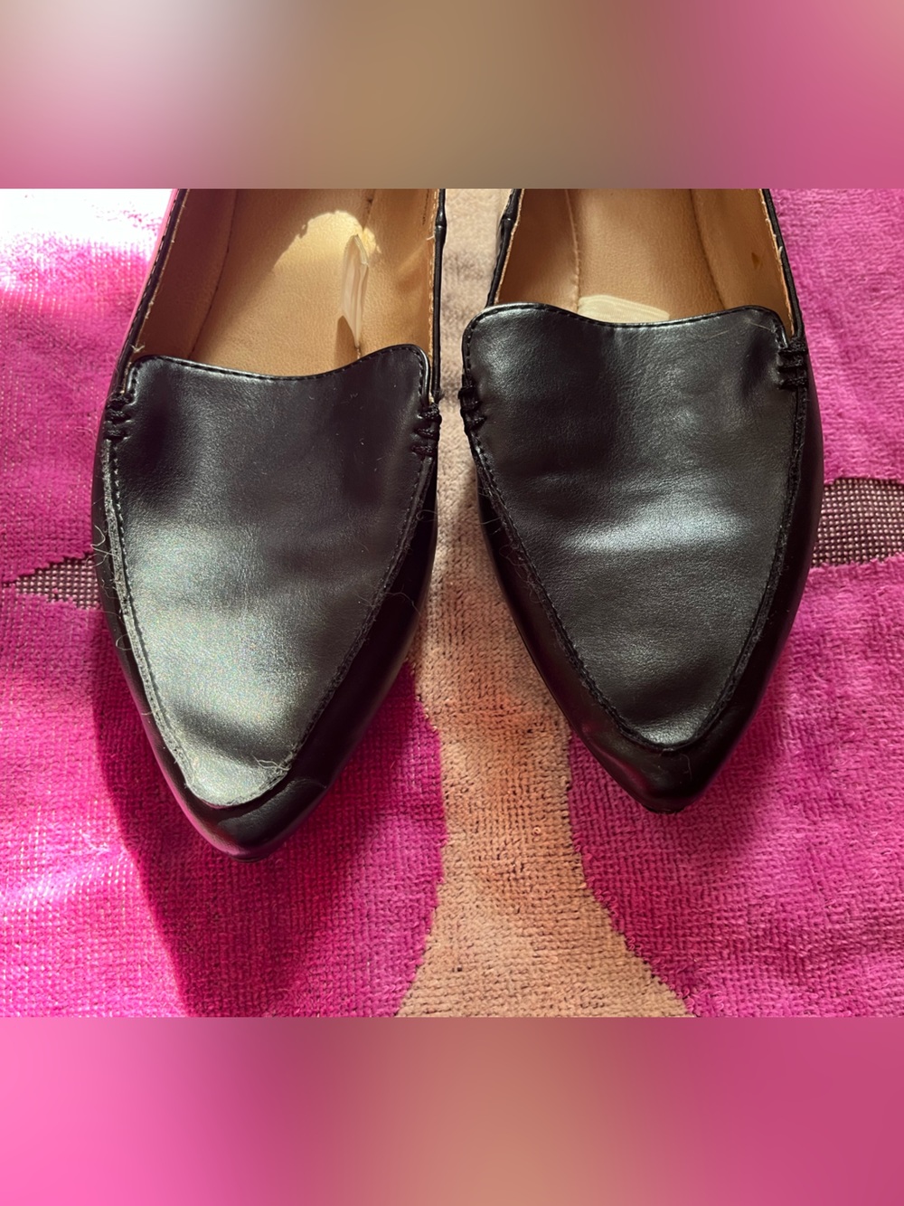 A New Day Pointed Toe Flats in Black - Picture 4 of 7